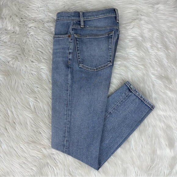 Re/Done Women's High Rise‎ Ankle Crop Mid 90s Fit Finish Skinny Jeans W26-28/L26 - Picture 2 of 10